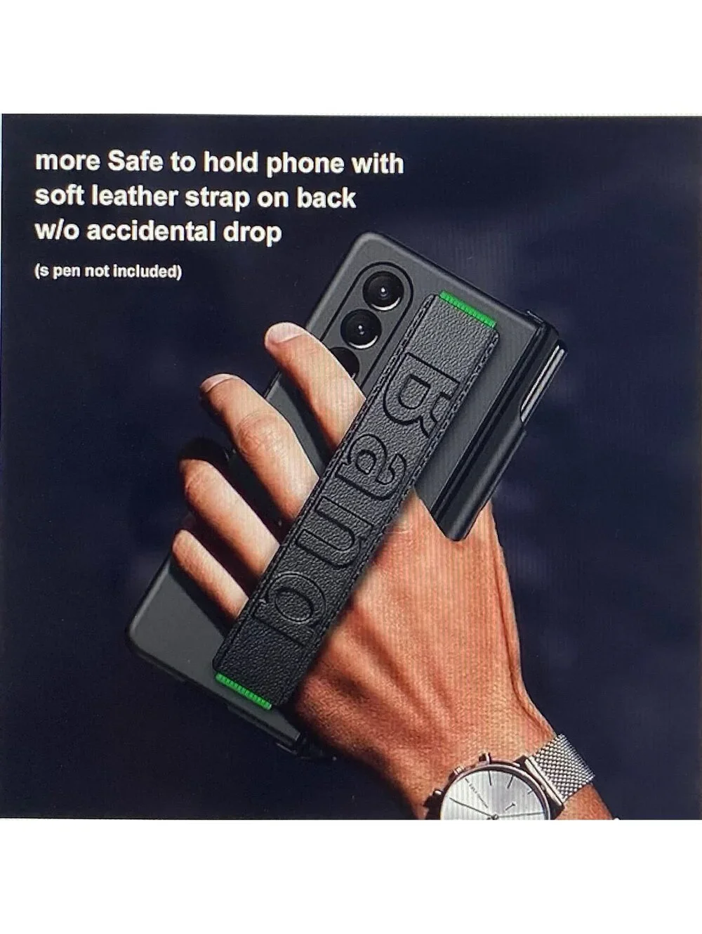 Libeagle Case for Samsung Galaxy Z Fold3 Black